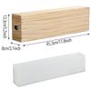 Rectangle Silicone Soap Mold, 2200ml/77oz Tall Skinny Soap Making Mold with Wooden Box and Lid for DIY Soap Making view 2