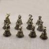 1Pcs Retro Brass Twelve Zodiac Classical Pure Copper Key Buckle Bells Wind Bell car Pendant Chinese Style() view 2