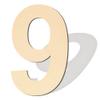 15 Inch Large Wooden Numbers 9, Blank Wood Number 9, Big Unfinished Wooden Numbers for DIY Craft,Large Wooden Number Signs, Large Wood Numbers for Birthday Wedding Party Decorations view 1