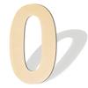 15 Inch Large Wooden Numbers 0, Blank Wood Number 0, Big Unfinished Wooden Numbers for DIY Craft,Large Wooden Number Signs, Large Wood Numbers for Birthday Wedding Party Decorations view 1