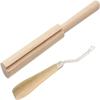 Crochet Hook, Yarn Cutter, Wooden Latch Hook Crochet Yarn Cutter Tool for Tapestry Carpet Rug Making DIY Embroidery Crafts (4#) view 1