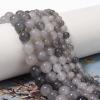 45pcs 8mm Natural Cloudy Quartz Crystal Gemstone Beads Energy Healing Crystal Round Loose Stone Beads for Jewelry Making, DIY Bracelets Necklaces view 2