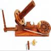 Star Yarn Ball Winder, Skein Winder for Knitting & Crocheting Handmade Rosewood, Brown, 36 x 12 x 25 cm view 2
