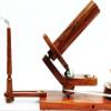 Star Yarn Ball Winder, Skein Winder for Knitting & Crocheting Handmade Rosewood, Brown, 36 x 12 x 25 cm view 3