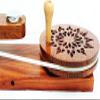 Star Yarn Ball Winder, Skein Winder for Knitting & Crocheting Handmade Rosewood, Brown, 36 x 12 x 25 cm view 4