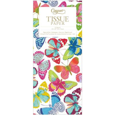 Caspari Butterflies Tissue Paper - 4 Sheets Included
