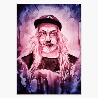 J Mascis Sticker Decal Size 5"