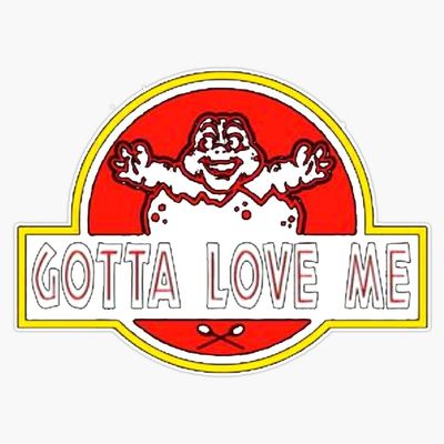 Logo Baby Sinclair Character Sticker Decal Size 5"