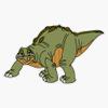 Spike Land Before Time Sticker Decal Size 5" view 1