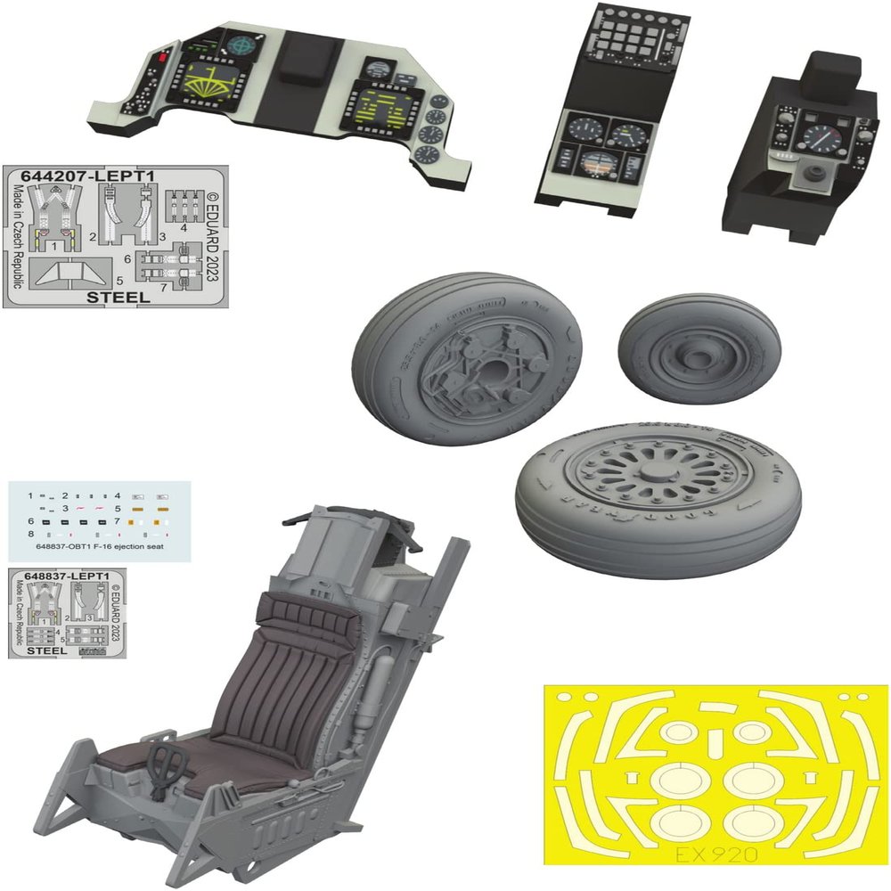 Eduard Sprue Brothers 1:48 LookPlus - F-16C Block 25 Falcon Detail Set (KIN kit), EDU644210