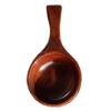 Wooden Spoon With Handle Soup Spoon Kimchi Bowl Outdoor Bowl Rice Spoon Fruit Salad Mixing Bowl (Color : A) view 1