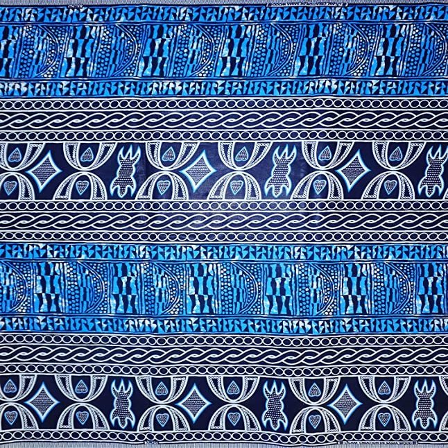 Atoghu Toghu Fabric African Print Cotton Ankara Ndop Bamileke Bamenda Traditional Cameroon Clothes Making Wedding Party Decor Boho Home Upholstery Quilting Crafting DIY Sewing Dressmaking,3 Yards