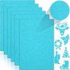 Twavang 24 Sheets Light Blue Glitter Cardstock Paper, A4 Premium Sparkly Paper for Scrapbook, DIY Projects, Party Decoration, Gift Box Wrapping 250GSM/92lb view 1