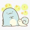 Cute Sumikko Gurashi Snail Sticker Decal Size 5" view 1