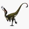 Coelophysis Sticker Decal Size 5" view 1