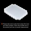 HARFINGTON Large Silicone Tray Mold 7.6"x5.7" Irregular Rectangle Resin Coaster Resin Mold Epoxy Resin Casting for Home Decoration Gift Desktop Decor view 4