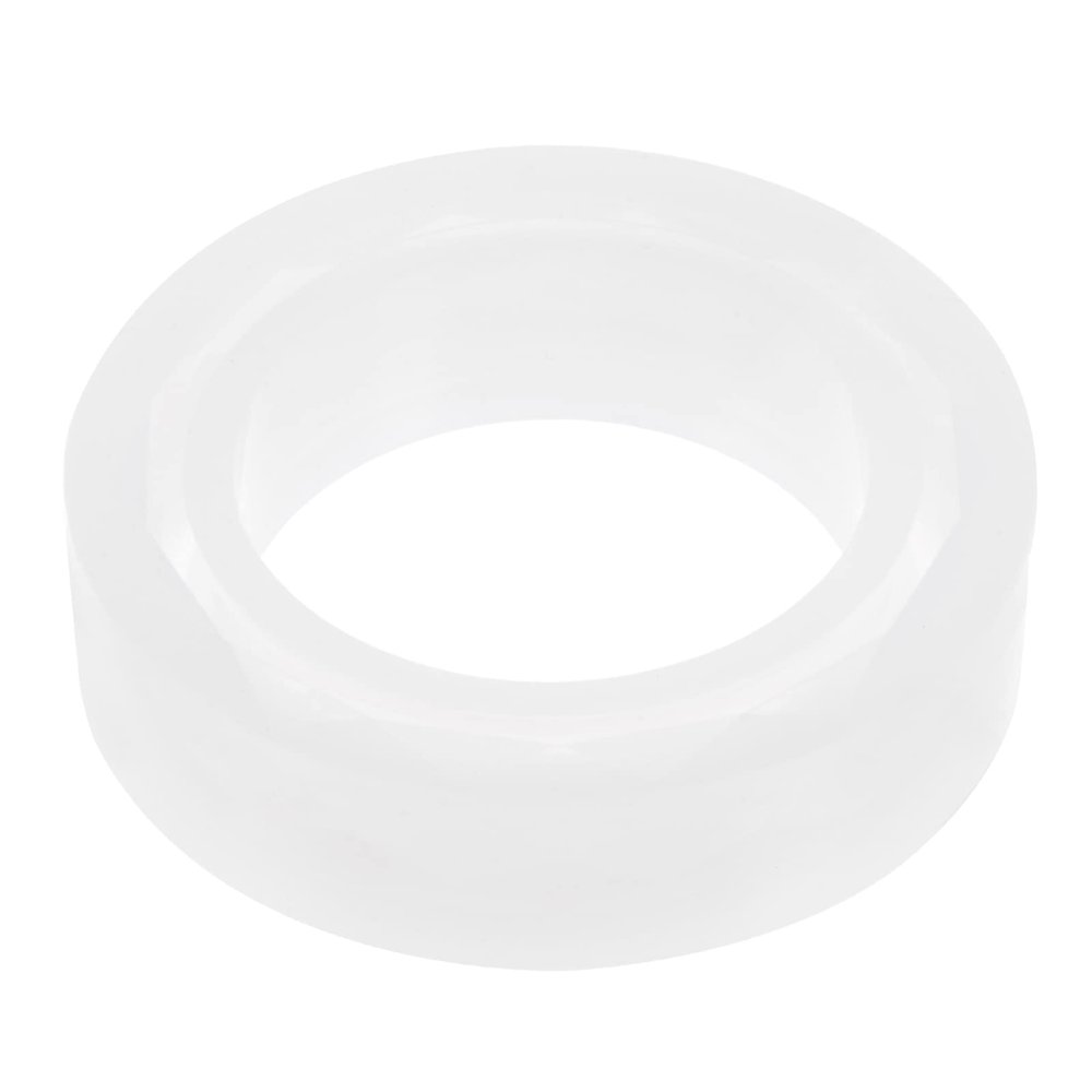 HARFINGTON Bracelet Mold Bangle Ring Mold Silicone Round Epoxy 60mm Wide Faceted Geometric Casting Resin Crystal Mold for Jewelry Making DIY Crafts
