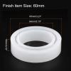 HARFINGTON Bracelet Mold Bangle Ring Mold Silicone Round Epoxy 60mm Wide Faceted Geometric Casting Resin Crystal Mold for Jewelry Making DIY Crafts view 2