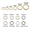 1000x 304 Strong Stainless Steel Open Split Jump Rings Connector Jewellery Findings DIY Craft Loop No Fade Silver/Yellow Gold/Rose Gold Bulk (6mm, Silver) view 2