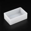 HARFINGTON Rectangle Silicone Resin Mold Epoxy Resin Mold 3.4"x2.2" Cube Casting Mold for DIY Jewelry Dried Flower Leaf view 3