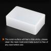 HARFINGTON Rectangle Silicone Resin Mold Epoxy Resin Mold 3.4"x2.2" Cube Casting Mold for DIY Jewelry Dried Flower Leaf view 4
