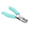 PATIKIL 1/4" Single Hole Punch, Handheld Hole Puncher with Soft Grip Metal Paper Puncher for Tag DIY Craft Scrapbook Ticket, Light Blue view 3