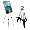 Ns Jymb Art Artist Easel Stand for Painting,Portable Adjustable Easels for Painting Canvases Height from 17 to 66 Inch - Carry Bag for Table-Top/Floor Displaying and Wedding Sign,White view 1