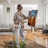 Ns Jymb Art Artist Easel Stand for Painting,Portable Adjustable Easels for Painting Canvases Height from 17 to 66 Inch - Carry Bag for Table-Top/Floor Displaying and Wedding Sign,White view 2