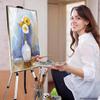 Ns Jymb Art Artist Easel Stand for Painting,Portable Adjustable Easels for Painting Canvases Height from 17 to 66 Inch - Carry Bag for Table-Top/Floor Displaying and Wedding Sign,White view 3