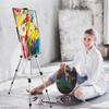 Ns Jymb Art Artist Easel Stand for Painting,Portable Adjustable Easels for Painting Canvases Height from 17 to 66 Inch - Carry Bag for Table-Top/Floor Displaying and Wedding Sign,White view 4