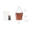 POPSEWING Leather Simple Bucket Crossbody Bag Kits, DIY Shoulder Purse with Sewing Kit, DIY Handmade Bag Kit for Mom Girlfriend (Brown) view 2