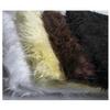 160 x 50cm Faux Fur Fabric Christmas Fluffy Fuzzy Craft Shaggy Synthetic Plush Patch Sewing Fur Cuts DIY Halloween Winter Costume Gnome Beard Miniature Dolls Costume Rugs Mats (Color : Yellow) view 2