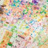 40Sheets Korean Deco Stickers Set, Kpop Potocard Korean DIY Colorful Glitter Self Adhesive Deco Stickers for Scrapbook Card (Garden) view 3