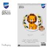 Vervaco Latch Hook Rug Lion Design Diamond 55 cm view 3