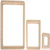 Square Handmade Knitting Tools, DIY Board Wood Accessories Pegs Tools Multifunctional for Bags Toys Scarf Children Beginners (30x30cm) view 2