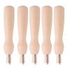 Wooden Felting Needle Handles, 5PCS Wood Color Multipurpose Hand Made DIY Wooden Needle Holders for Wool Felt Needle Felt and Other Handicrafts view 1