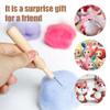 Wooden Felting Needle Handles, 5PCS Wood Color Multipurpose Hand Made DIY Wooden Needle Holders for Wool Felt Needle Felt and Other Handicrafts view 4