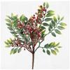 Factory Direct Craft Group of 4 Artificial Snowy Berry Christmas Stems for Holiday Decorating and Winter Floral Displays view 1