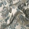 Decora Furnishings Luxurious Premium Jacquard Floral Design Furnishing Fabric for Upholstery, Window Treatments, Craft - Width 54 inches - Fabric by The Yard (Sapphire Blue) view 4