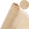 ANGUOEY Rattan Net Hot Natural Indonesian Rattan Weaving Decorative Furniture Chair Cabinetry Craft Woven Net Rattan Wire DIY Creativity (Size : 55cmx150cm(22inx60in)) view 1