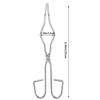SKYPRO 25cm / 9.8in Professional Grade Crucible Tongs, Stainless Steel, Silver, 1 Piece view 2