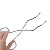 SKYPRO 25cm / 9.8in Professional Grade Crucible Tongs, Stainless Steel, Silver, 1 Piece view 4