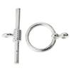 2 Sets 925 Sterling Silver Toggle Clasp Connector Bead Ring Bar 10mm / Jewellery Findings/Bright view 1