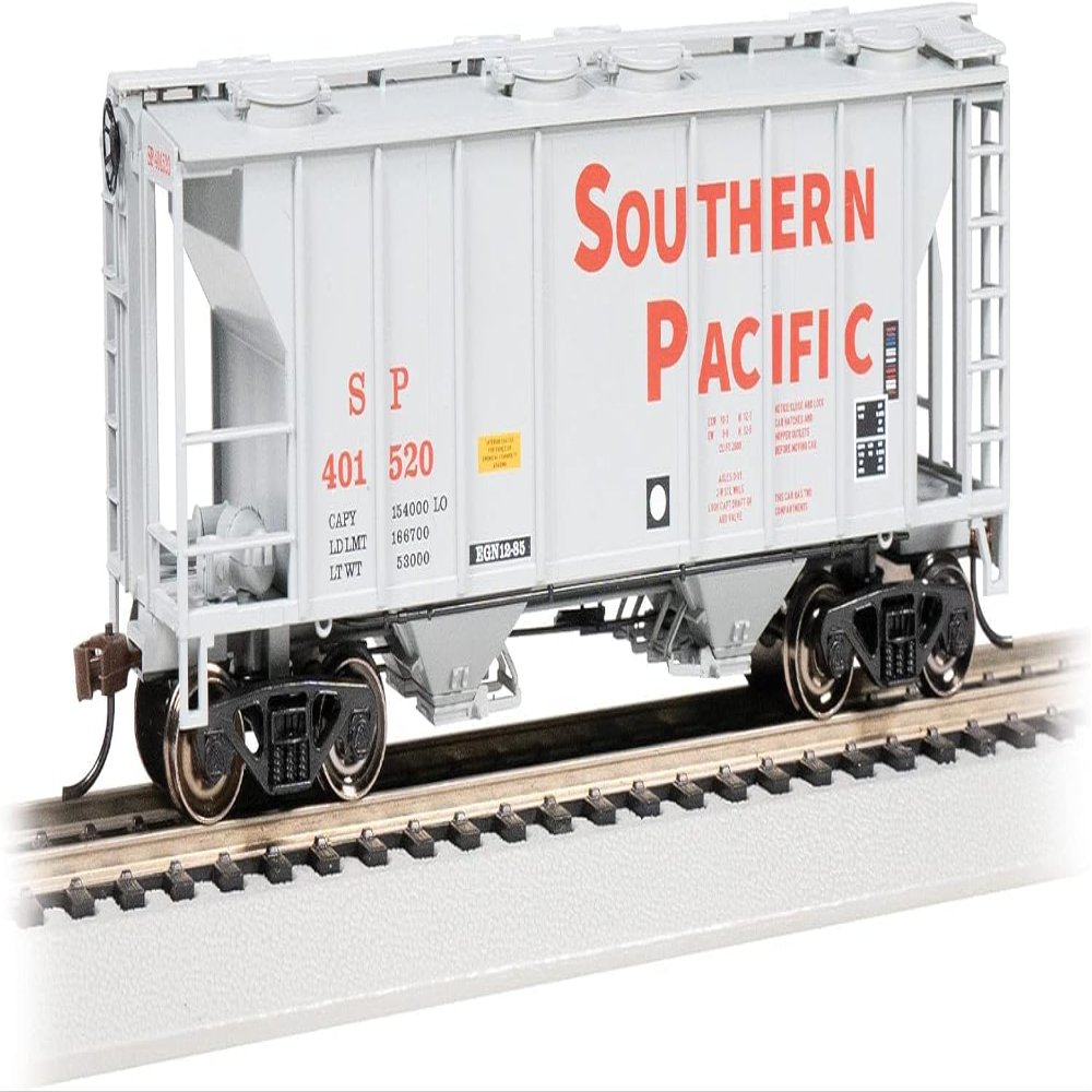 Bachmann Trains - PS-2 Two Bay Covered Hopper - Late Version - Southern Pacific #401520 - HO Scale