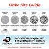 2oz Irishmen 0.004" Ultra Fine Metallic Flake | Premium Green Glitter for Epoxy, Resin, Nail Art, Tumblers, Multi-Purpose view 2