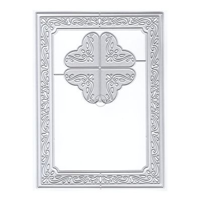 DzIxY Shadow Frames Patterns Metal Cutting Dies for Card Making Kit Embossing Paper Die Cuts Scrapbook Machine Stencils Storage Pockets Supplies