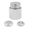 100 Sets Fabric Covered Button+1PCS Mold Press Die for Round Bread Shape Button Fabric Accessories DIY,with Aluminum Back,32L 1.95cm view 1