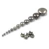 100PCS 4 Claw Round Dome Rivets Spike Studs Spots Nailhead Punk Rock DIY Leather Craft,Gun Black,10mm view 1
