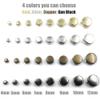 100PCS 4 Claw Flat Spike Rivets Studs Spots Nailhead Punk Rock DIY Leather Craft,Silver,7mm view 3