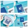 BENECREAT 6 Styles Animal Cat Metal Die Cuts, "Peeking" Cat Cutting Dies Stencils for DIY Scrapbooking Card Making Album Decorative Art Crafts, 18.1x12cm/ 7.12x4.7 Inch view 3